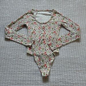 Aerie Floral Bodysuit